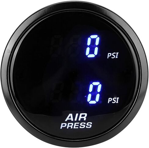 Akozon 2 Inch Blue Led Digital Air Pressure Gauge Psi Boost Meter Sensor Kit for Cars in Saudi Arabia