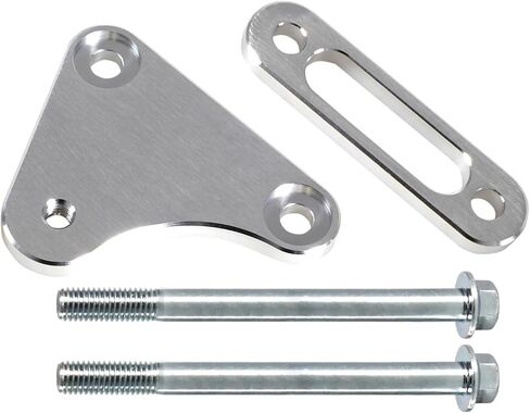 يناسب LS1 مدخل مبادلة LQ4 LQ9 LSX 4.8L 5.3L 6.0L الألومنيوم الخام، التوافق المعزز لقوس الملحقات 551353 LS Idler Relocation Bracket in Kuwait