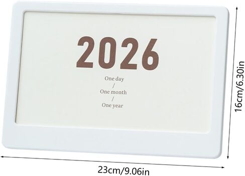 Double Purpose Desk Calendar Holder Photo Display Space Tilt for Optimal Viewing Lightweighted in Saudi Arabia