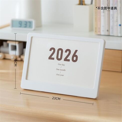 Double Purpose Desk Calendar Holder Photo Display Space Tilt for Optimal Viewing Lightweighted in Saudi Arabia