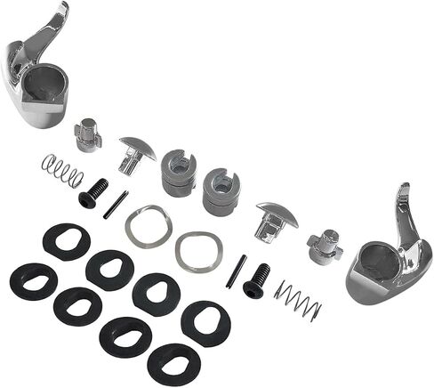 Tokinng Locking Vent Window Handle Chrome Pair Set Fits for 1973-1994 Chevy GMC Blazer Suburban Jimmy, Replace 76999, BHS01861, DHA35357, 15617125, 15617126 in Saudi Arabia