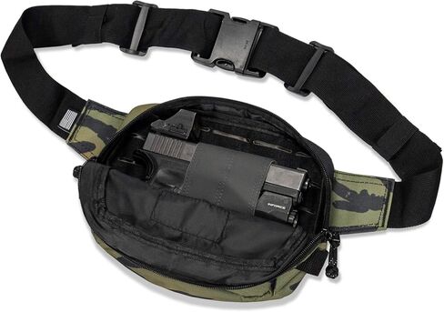 Fanny Pack for Men & Women - Tactical Crossbody Waist Bag Hip - Utility Bag for Traveling Outdoor Hiking Climbing & Fishing in Kuwait