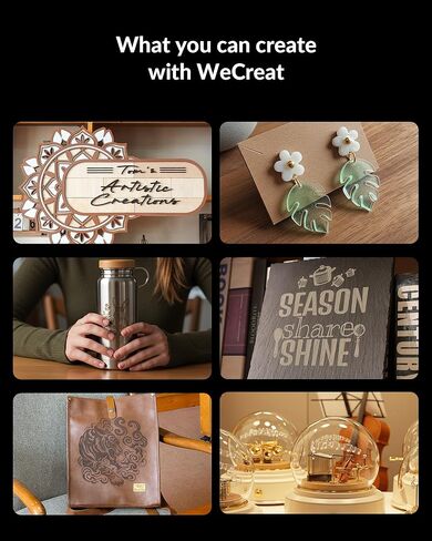 WECREAT Vision Pro 45W Laser Cutter and Engraver Machine, with 2W IR Laser Module, 137" Auto Conveyor Feeder, Fume Extractor, Full Enclosure Laser Engraver for Jewelry Art Designer Small Business in Kuwait