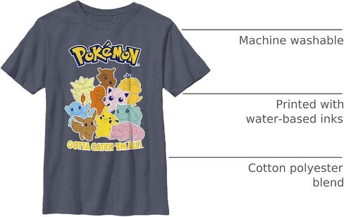 Pokemon Kids Poke Mang Boys Short Sleeve Tee Shirt in Saudi Arabia
