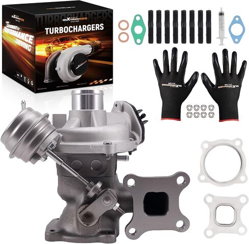 شاحن توربيني maxpeedingrods لسيارة Ford 1.0L EcoBoost Focus 2015-2018 EcoSport 2018-2021 Fiesta 2015-2017 Transit Connect 2013-2017، 1761178 1799836 CM5G6K682HB، سلسلة NPVL الأساسية in Kuwait