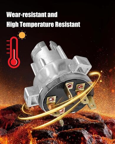 1116672 Ignition Starter Switch Fit for Buick Electra Lesabre Riviera Gran Sport Sportwagon Wildcat Chevrolet Oldsmobile Delmont Jetstar Pontiac Firebird 1965-1967 Replace 1116674 1116685 1116687 in Saudi Arabia