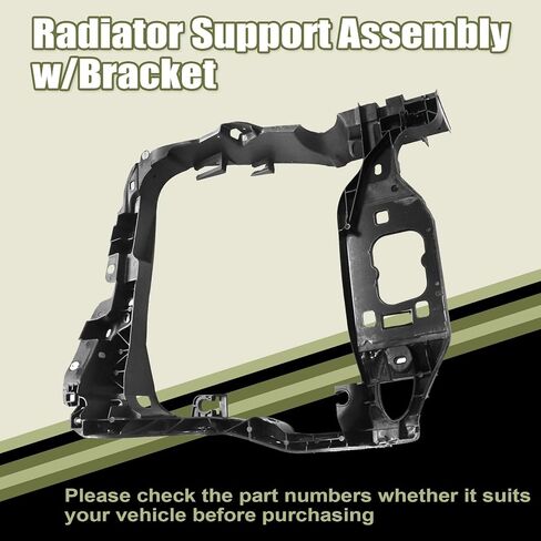 Priprilod Radiator Support Assembly w/Bracket Right Passager Side Center，Compatible With Porsche Macan 2015 2016 2017 2018#95B805594 in Saudi Arabia