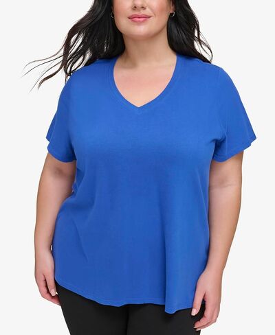 Calvin Klein Size Performance Women's Plus Active Crewneck T-Shirt in Saudi Arabia