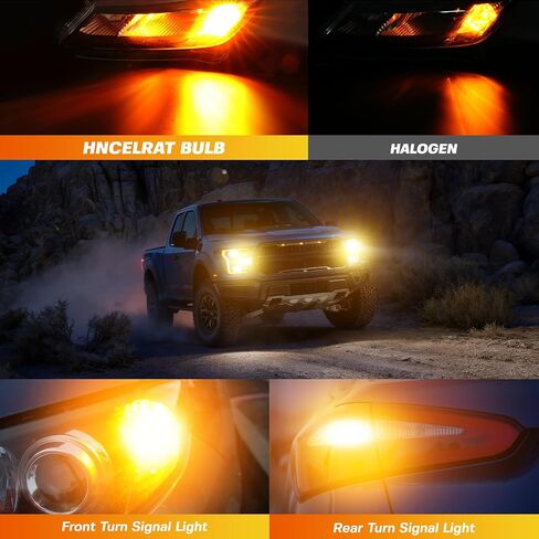 3157 LED Turn Signal Bulb, 600% Super Bright 3156 LED Bulb Amber CANBUS Error Free Anti Hyper Flash 3457na 3057 Front Rear Blinker Turn Signal Light, 2 Pack in Saudi Arabia