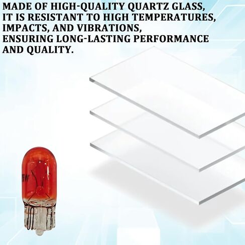10PCS 194 Bulb T10 Light Bulb 168 W5W 1/4 Wedge Base 12V 5W Side Marker Dash Turn Light Bulbs Flat Foot Mini Quartz Halogen Width T10 194 2825 License Plate Bulbs Instrument Lights (White) in Saudi Arabia