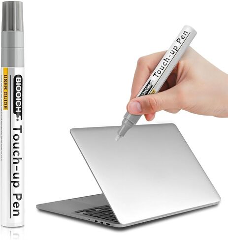 Space Gray Touch Up Paint Pen for MacBook Pro/Air - Exact Color Match for Scratches & Dings, Anti-Fade & UV Protection, Easy Brush-On Application, Saves Repair Costs in Kuwait