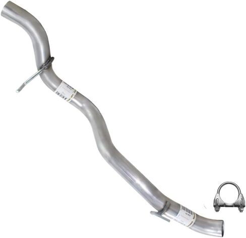 Exhaust Tail Pipe Compatible for 2005-2006 Jeep Liberty 2.8L | Stainless Steel | Northeastern Exhaust | Free Clamp Included | Direct-Fit Replacement in Saudi Arabia