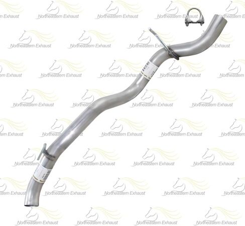 Exhaust Tail Pipe Compatible for 2005-2006 Jeep Liberty 2.8L | Stainless Steel | Northeastern Exhaust | Free Clamp Included | Direct-Fit Replacement in Saudi Arabia