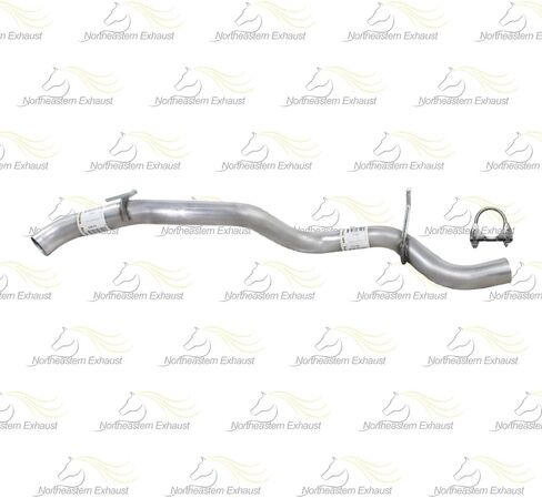 Exhaust Tail Pipe Compatible for 2005-2006 Jeep Liberty 2.8L | Stainless Steel | Northeastern Exhaust | Free Clamp Included | Direct-Fit Replacement in Saudi Arabia