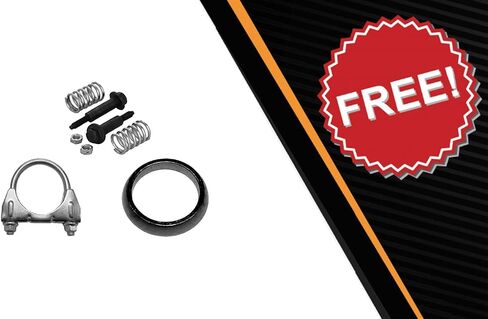 Exhaust Intermediate Pipe Compatible for 2001-2004 Mazda B2300 2.3L | Stainless Steel | Northeastern Exhaust | Free Clamp, Gasket and Bolt Kit Included | Direct-Fit Replacement in Saudi Arabia
