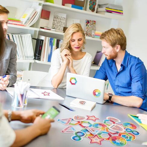 60 قطعة من الملصقات الحسية للقلق، ملصقات مزخرفة قابلة لإعادة الاستخدام، ملصق تململ الذهن، ملصق مهدئ للتنفس للأطفال والكبار in Kuwait