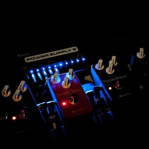 JOYO DC 9V (up to 2A) Guitar Pedal Power Supply 8 Way Daisy Chain Cables Power Adapter for Guitar Bass Effect Pedal Board (JP-03) in Saudi Arabia