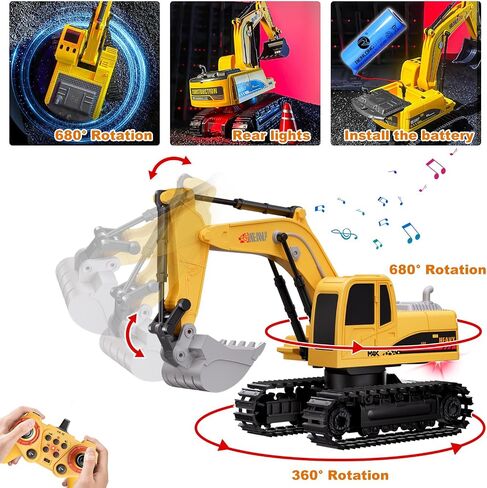 Remote Control Forklift 12 Channel 2 Mode RC Forklift, W/Pallets/Boxes/Sound/Light/Spray, Two Rechargeable Batteries & Charge, Kids Forkliftrrucks Toy Christmas & Birthday Gifts in Saudi Arabia