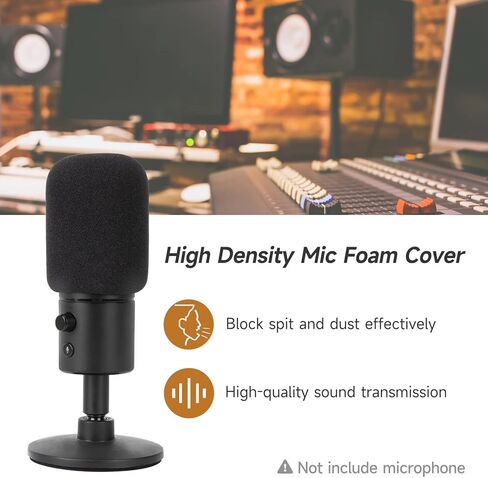 WIBOND Razer Seiren Mini Boom Arm Mic Stand with Mic Foam Cover - Mic Suspension Stand Mic Stand and Windscreen Compatible with Streaming Microphone Razer Seiren Mini in Kuwait