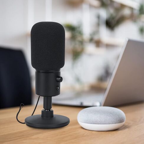 WIBOND Razer Seiren Mini Boom Arm Mic Stand with Mic Foam Cover - Mic Suspension Stand Mic Stand and Windscreen Compatible with Streaming Microphone Razer Seiren Mini in Kuwait