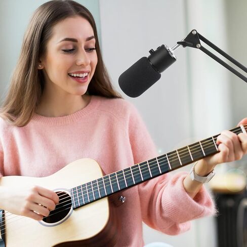 WIBOND Razer Seiren Mini Boom Arm Mic Stand with Mic Foam Cover - Mic Suspension Stand Mic Stand and Windscreen Compatible with Streaming Microphone Razer Seiren Mini in Kuwait