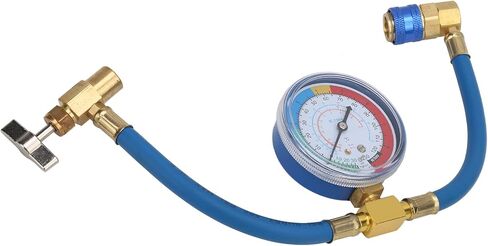 Tbest R134A AC Pressure Gauge Digital Refrigerant Charging Hose High Performance Auto Diagnostic Tool for Car Truck Vehicles Plastic Metal Construction in Saudi Arabia