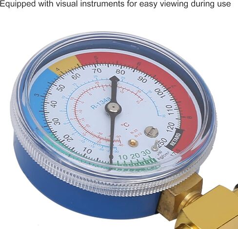 Tbest R134A AC Pressure Gauge Digital Refrigerant Charging Hose High Performance Auto Diagnostic Tool for Car Truck Vehicles Plastic Metal Construction in Saudi Arabia