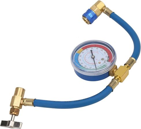 Tbest R134A AC Pressure Gauge Digital Refrigerant Charging Hose High Performance Auto Diagnostic Tool for Car Truck Vehicles Plastic Metal Construction in Saudi Arabia