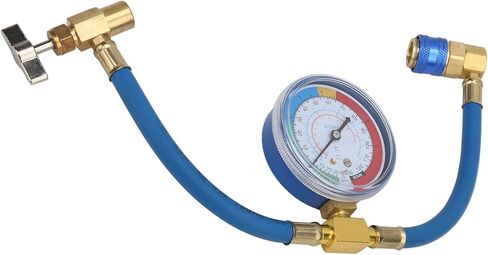 Tbest R134A AC Pressure Gauge Digital Refrigerant Charging Hose High Performance Auto Diagnostic Tool for Car Truck Vehicles Plastic Metal Construction in Saudi Arabia