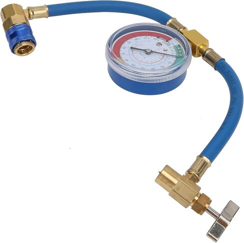 Tbest R134A AC Pressure Gauge Digital Refrigerant Charging Hose High Performance Auto Diagnostic Tool for Car Truck Vehicles Plastic Metal Construction in Saudi Arabia