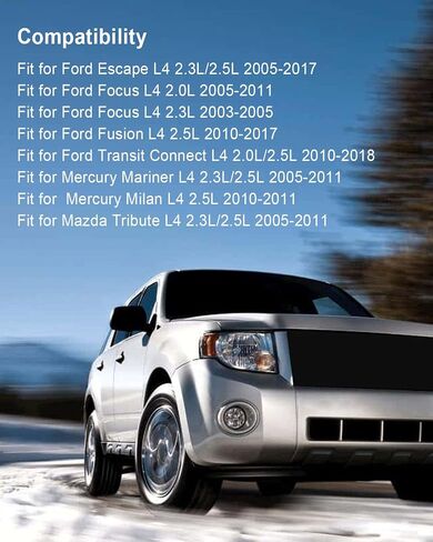 Engine Coolant Water Outlet Compatible with Ford Escape Focus Fusion Mercury Mariner Milan Mazda Tribute L4 2.0L/2.3L/2.5L 2003-2017 Replace 902-231 6S4Z-8K556-A 8S4Z-8K556-A in Saudi Arabia