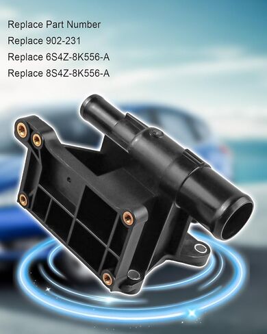Engine Coolant Water Outlet Compatible with Ford Escape Focus Fusion Mercury Mariner Milan Mazda Tribute L4 2.0L/2.3L/2.5L 2003-2017 Replace 902-231 6S4Z-8K556-A 8S4Z-8K556-A in Saudi Arabia