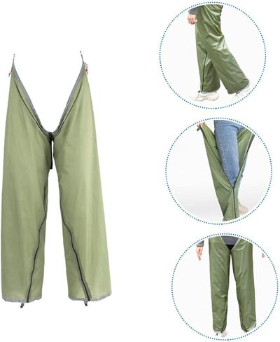 Milisten 3pcs Rain Pants for Adults Outdoor Hiking Pants Breathable Double Design for Camping and Cycling Fit Lightweight and in Saudi Arabia