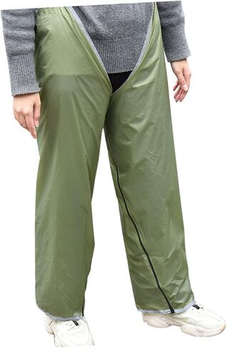 Milisten 3pcs Rain Pants for Adults Outdoor Hiking Pants Breathable Double Design for Camping and Cycling Fit Lightweight and in Saudi Arabia