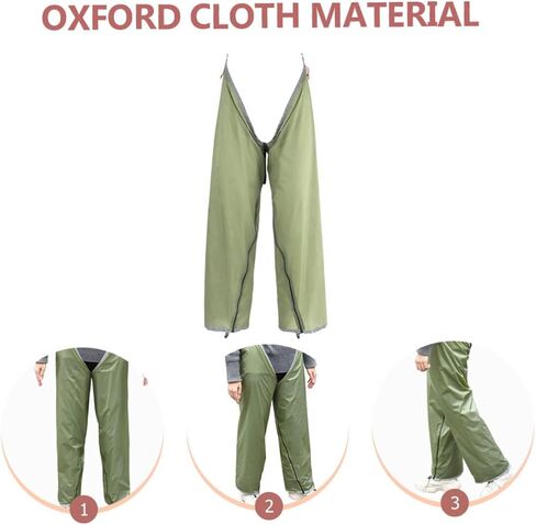 Milisten 3pcs Rain Pants for Adults Outdoor Hiking Pants Breathable Double Design for Camping and Cycling Fit Lightweight and in Saudi Arabia