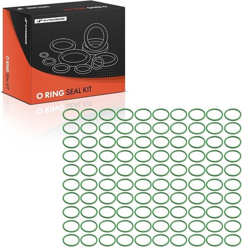 A-Premium Universal AC System Repair Kit, Exact ID (20.22±0.25mm) Exact CS (1.78±0.08mm), HNBR, 100Pcs in Saudi Arabia