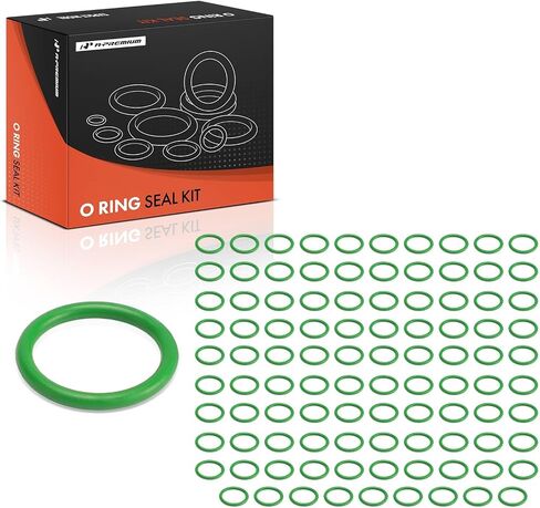 A-Premium Universal AC System Repair Kit, Exact ID (12.70±0.13mm) Exact CS (1.78±0.08mm), HNBR, 100Pcs in Saudi Arabia