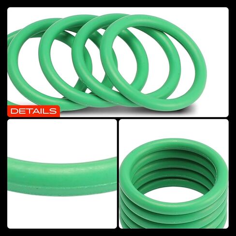 A-Premium Universal AC System Repair Kit, Exact ID (19.00±0.25mm) Exact CS (2.50±0.08mm), HNBR, 100Pcs in Saudi Arabia