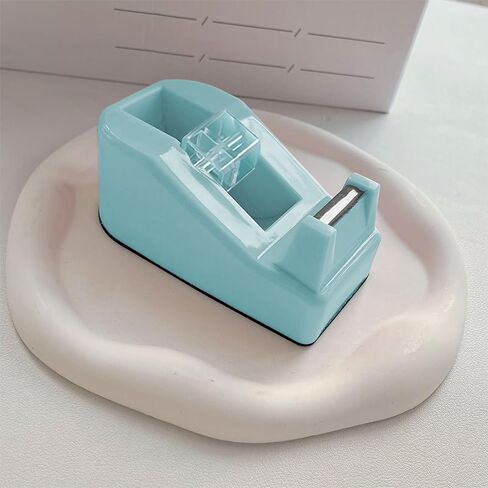 Tape Dispenser, Desktop Tape Dispenser with Nonskid Base, Refillable Adhesive Roll Holder for Masking Heat Transfer Painters Kitchen Tapes, Fit 1 Inch Core, School Office Supplies, Purple in Saudi Arabia
