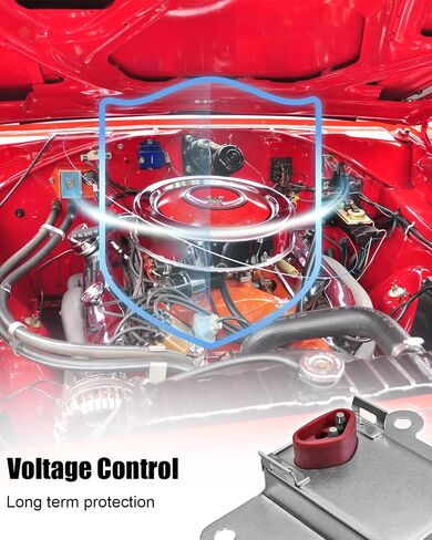Voltage Regulator Fit for Chrysler Dodge Plymouth 1970–1987 with Round Back Square Back apply to 12V DC electrical system Replace 3755850 3755960 3874520 4091050 4111990 5234625 8371 in Saudi Arabia