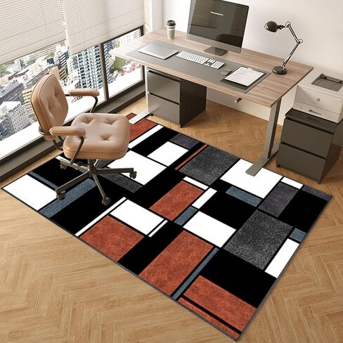 Desk Chair Mat for Hardwood Floor 160 x 200 cm Office Rolling Chair Protector Mat Non Slip Gaming Chair Mat for Wooden Floors Computer Chair Rug Home Office in Saudi Arabia