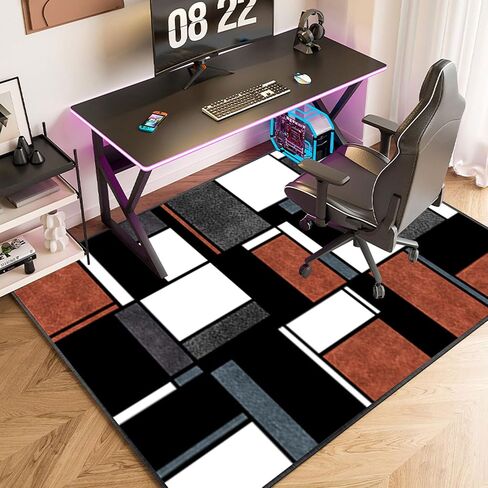 Desk Chair Mat for Hardwood Floor 160 x 200 cm Office Rolling Chair Protector Mat Non Slip Gaming Chair Mat for Wooden Floors Computer Chair Rug Home Office in Saudi Arabia