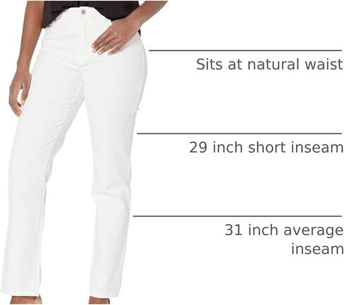 Gloria Vanderbilt Women's Size Amanda Classic High Rise Tapered Jean, BANABA, 20 Plus in Saudi Arabia
