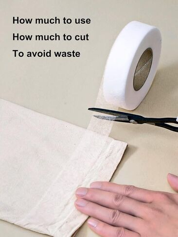 2 Rolls Iron On Hemming Tape, 0.78 INCH x 27.34 Yards, Double Sided Fabric Fusing Hem Tape Adhesive for Pants Clothes Dresses Curtains Fabric Crafting Projects, Black in Saudi Arabia