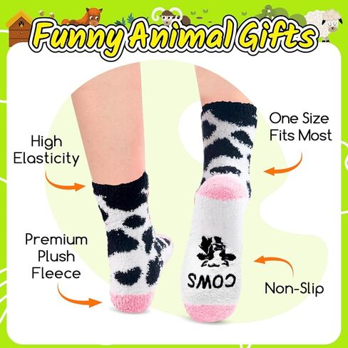 HAPPYPOP Funny Socks for Women, Fuzzy Pink Socks Penguin Gifts Animal Gifts, Funny Penguin Socks Women Animal Socks in Kuwait