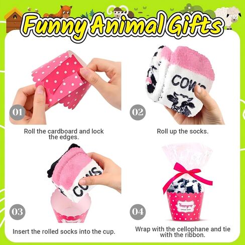 HAPPYPOP Funny Socks for Women, Fuzzy Pink Socks Penguin Gifts Animal Gifts, Funny Penguin Socks Women Animal Socks in Kuwait