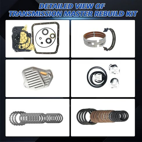 4R75E طقم إعادة بناء ناقل الحركة الشامل مع مرشح النطاق يناسب E150 F150 F250 Crown Victoria Mustang Expedition 2004-2014 استبدال OE 4R70W 4R75W 4R70E 4R75E in Kuwait