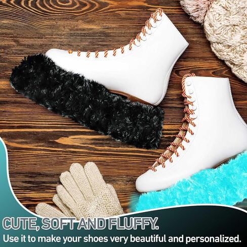 Ice Skate Guards Fuzzy Ice Skate Soakers Skate Guards Hockey Soakers for Figure Skates Skate Guards for Girls Boys Youth Women Men Adult in Kuwait
