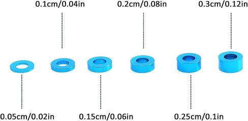 GOTOTOP 24 PCS Metal Gasket Set Aluminum Alloy Performance Enhancement Replacement Gaskets for TT01 XV01 XV02 Remote Control Cars in Saudi Arabia