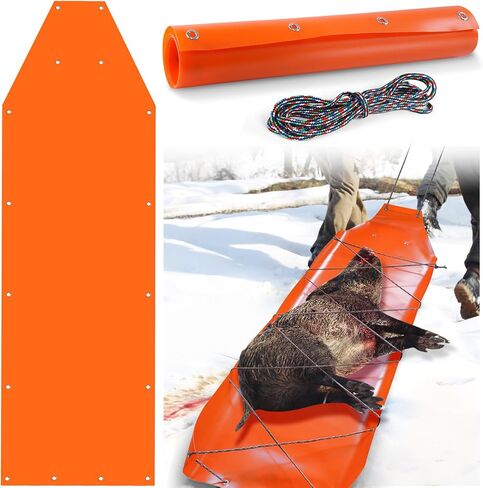 Deer Drag Sleds All-Purpose Utility Sled for Effortless Hauling of Ice Fishing Supplies, Firewood, Duck Hunting Gear, Fishing Equipment, and More in Saudi Arabia